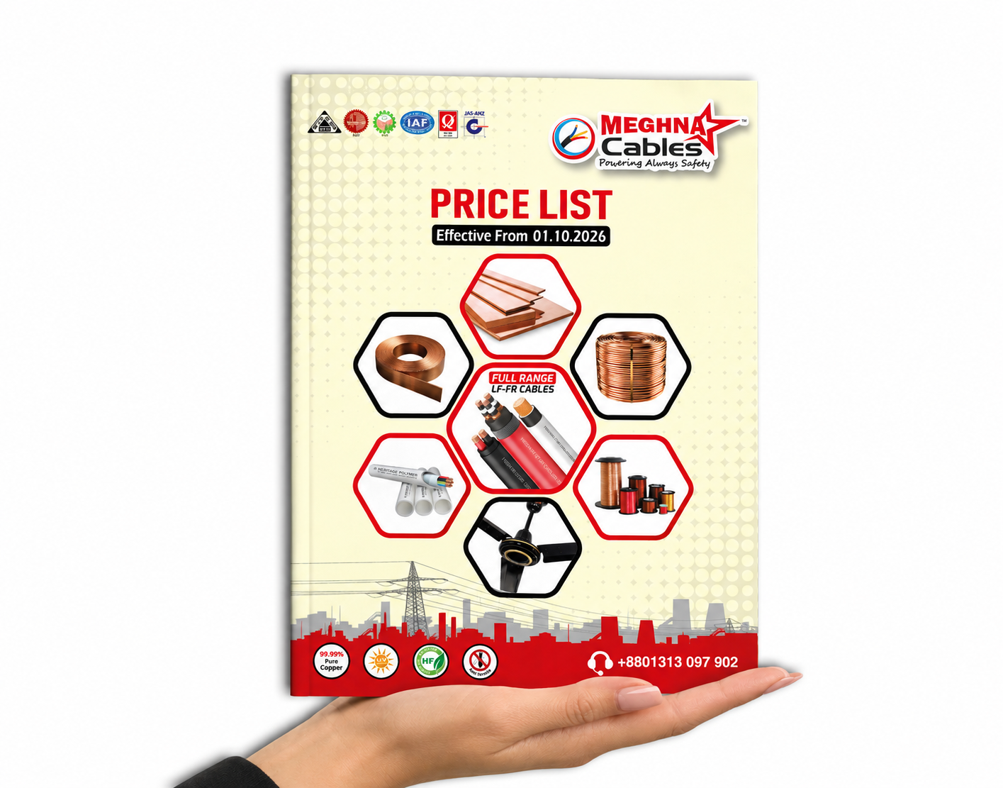 Meghna Star Cables Price List Brochure